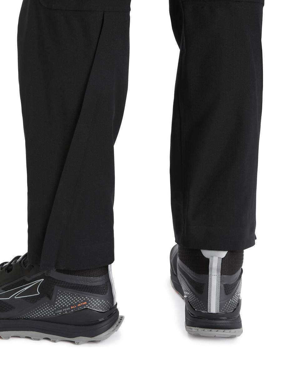 Women's Icebreaker Shell+™ Merino Pants Black | CA 1434SGLO